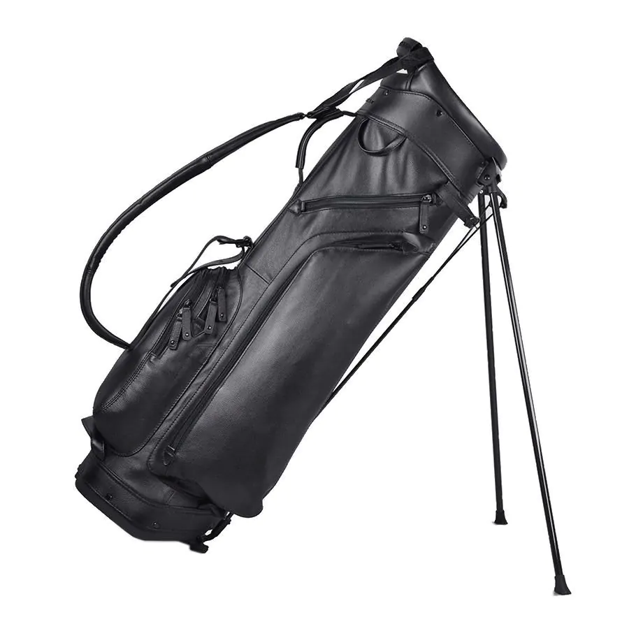 Sun Mountain Golf Sun Mountain Leather Stand Bag - Black