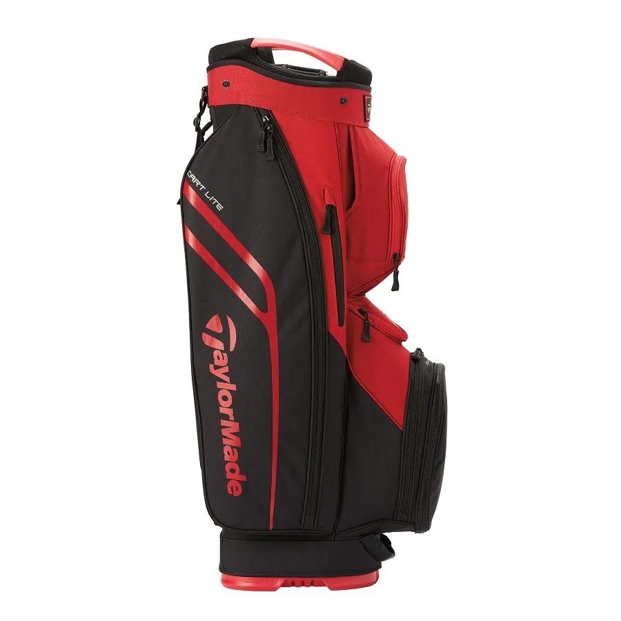 TaylorMade Golf Taylormade Cart Lite Golf Bag - Red/Black - Image 5