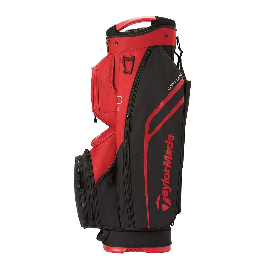 TaylorMade Golf Taylormade Cart Lite Golf Bag - Red/Black - Image 6
