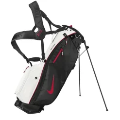 Nike Golf Nike Sport Lite Golf Bag - Platinum Tint/Black/Gym Red